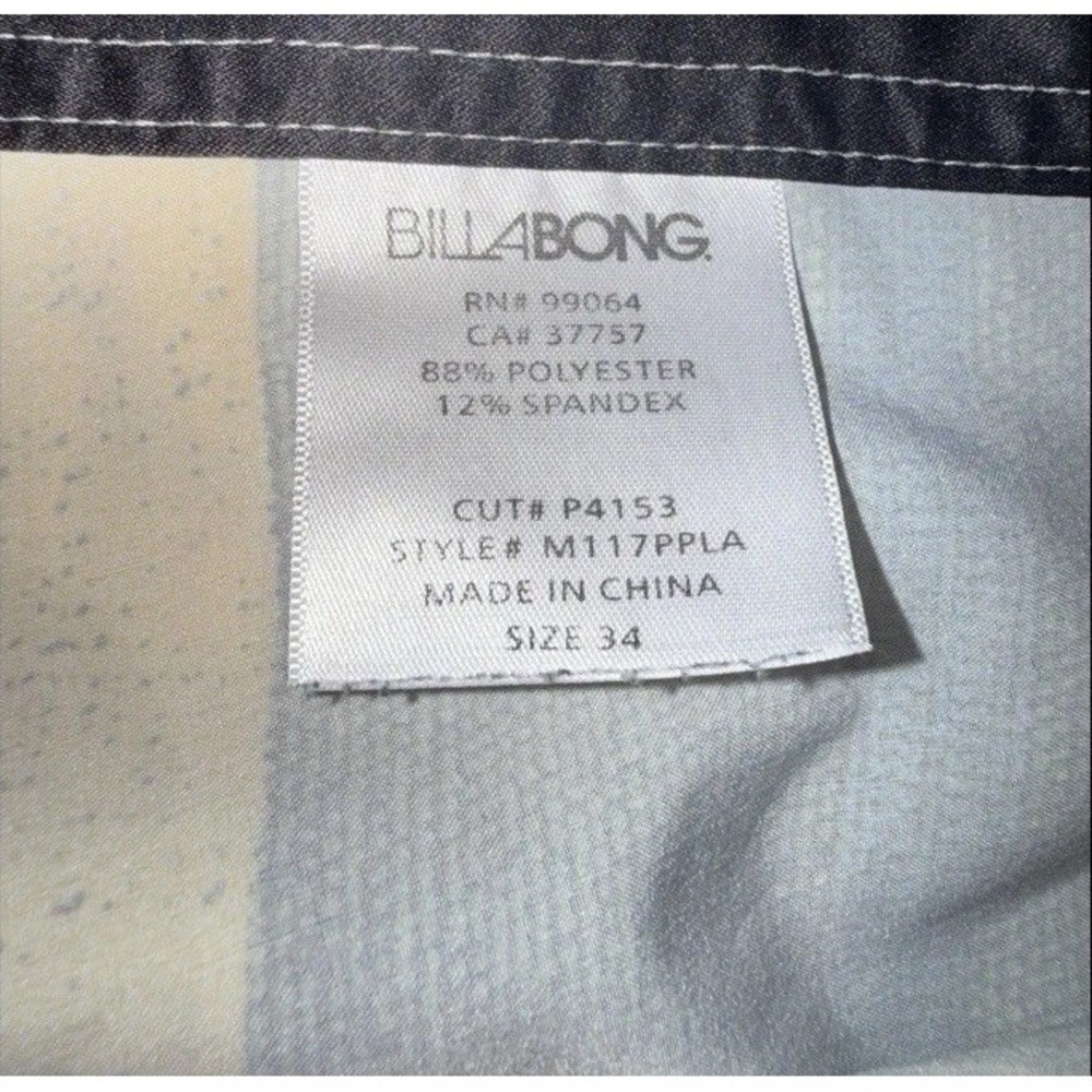 BILLABONG Platinum X Series Pro SURF HURLEY BOARD SHORTS 34W SIZE 34 Stretch Y2K - Picture 6 of 9